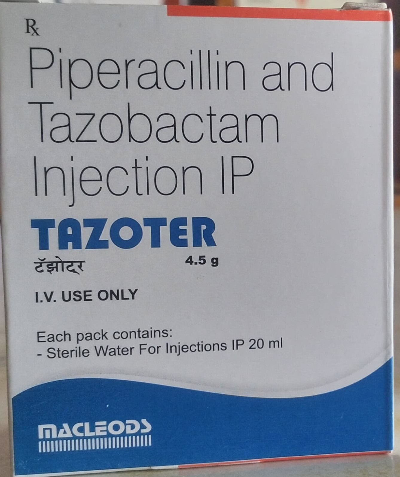 TAZAR 4.5g injection