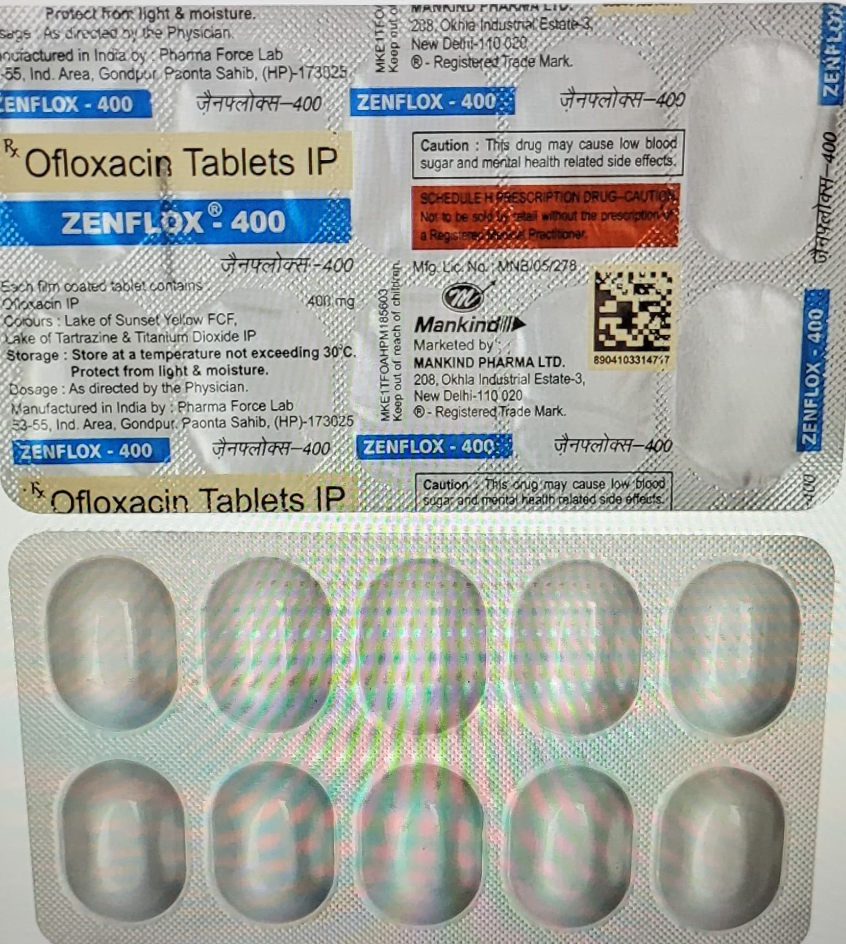 Zenflox 400 tablet
