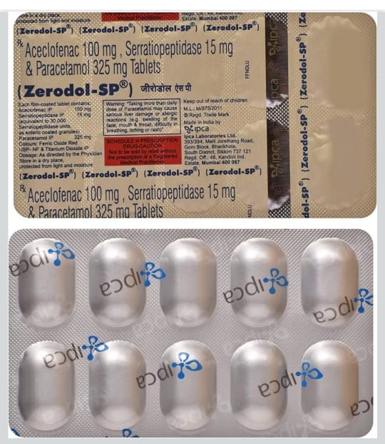 Zerodol sp tablet