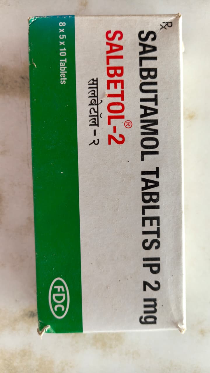 Salbutamol 2mg tablet